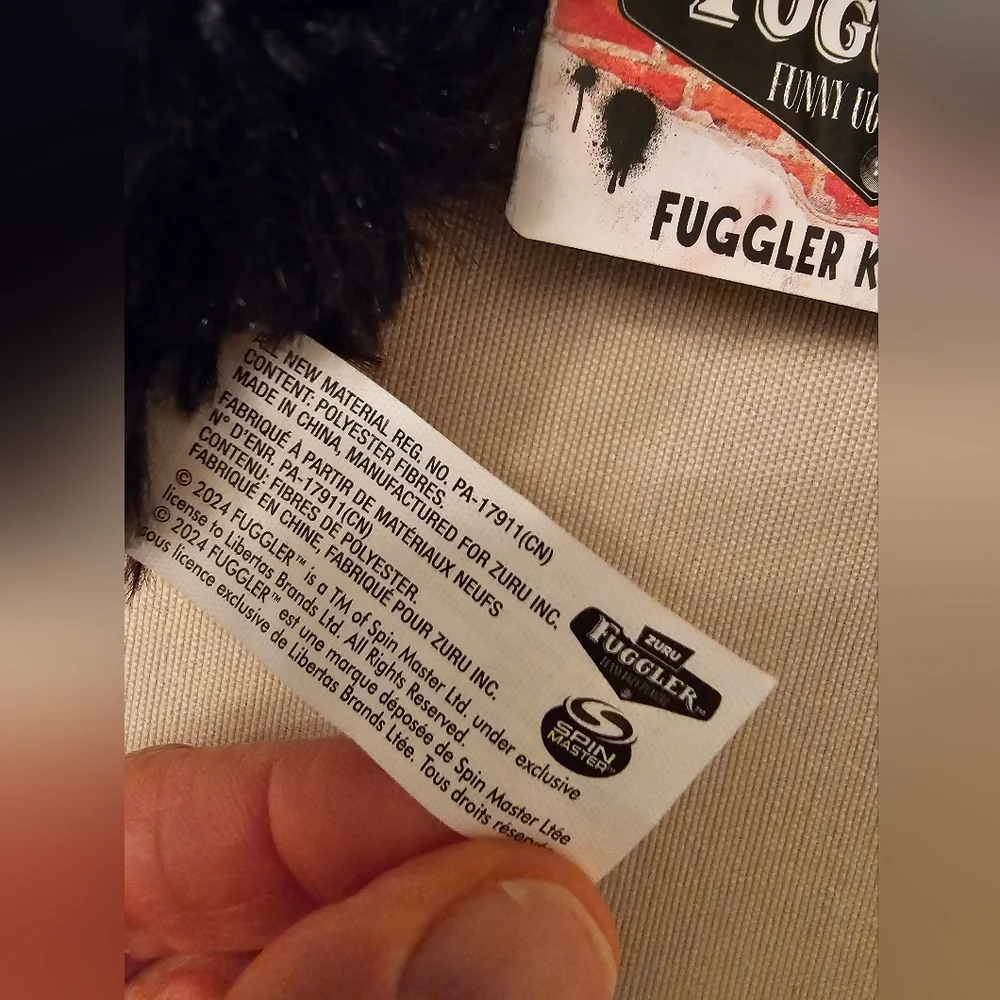 NWT Zuru Fuggler Funny Ugly Monster Fuggler Keyring